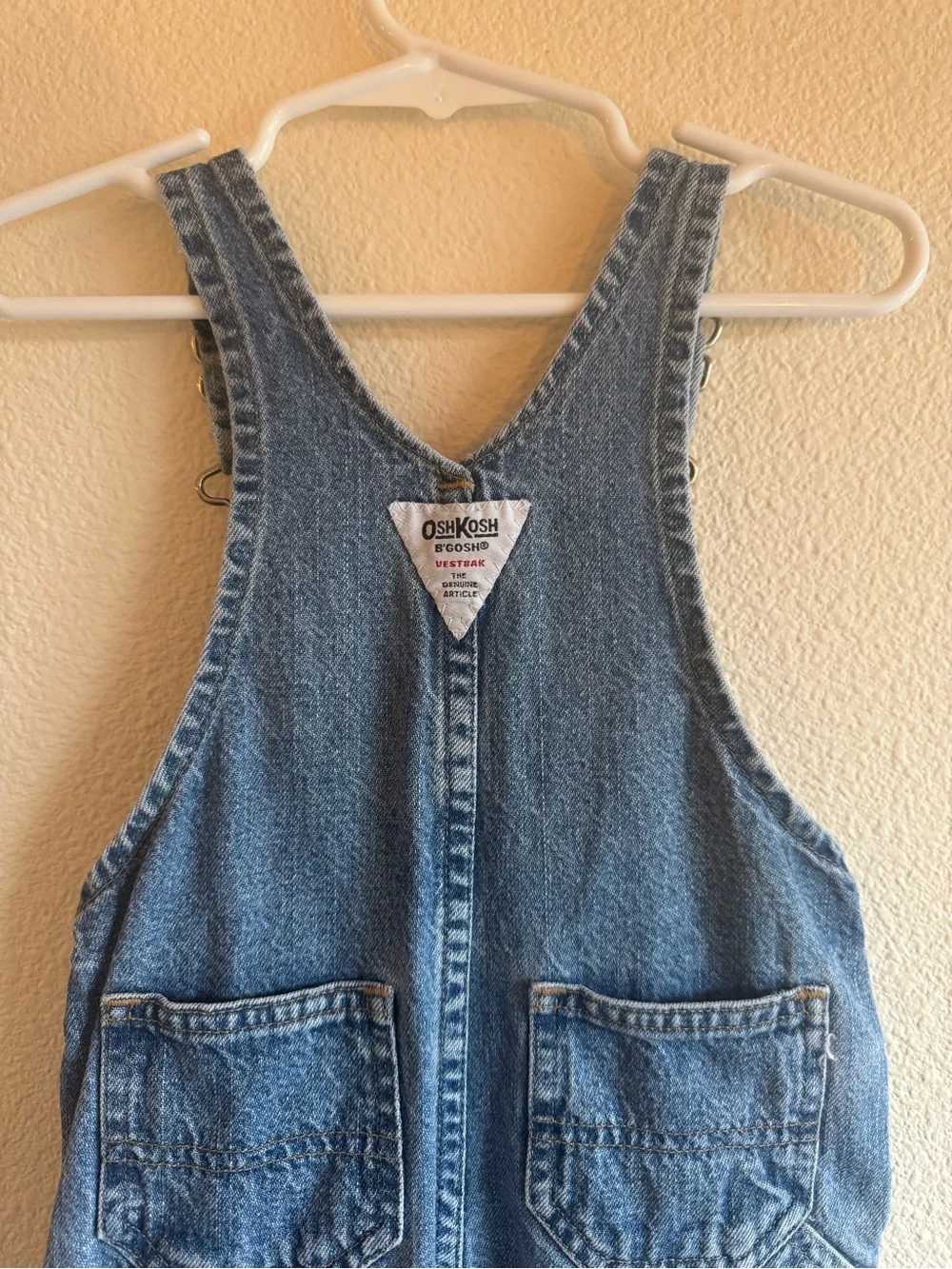 Vintage OshKosh B'gosh Denim Baby Overalls
